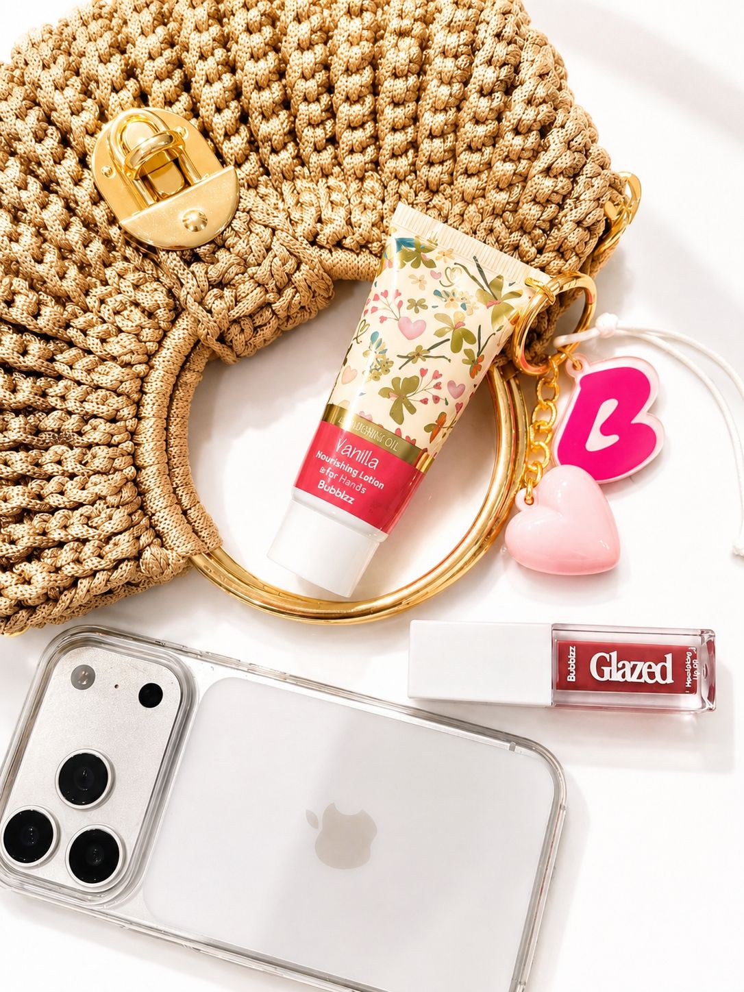 Mini Lotion Vanilla Key Chain