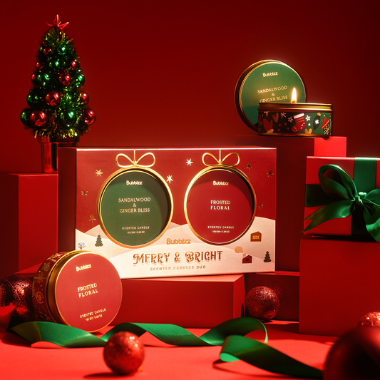 Merry & Bright Scented Candle DUO