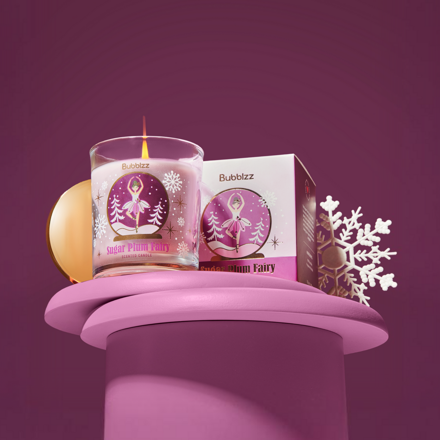 Sugar Plum Fairy Candle