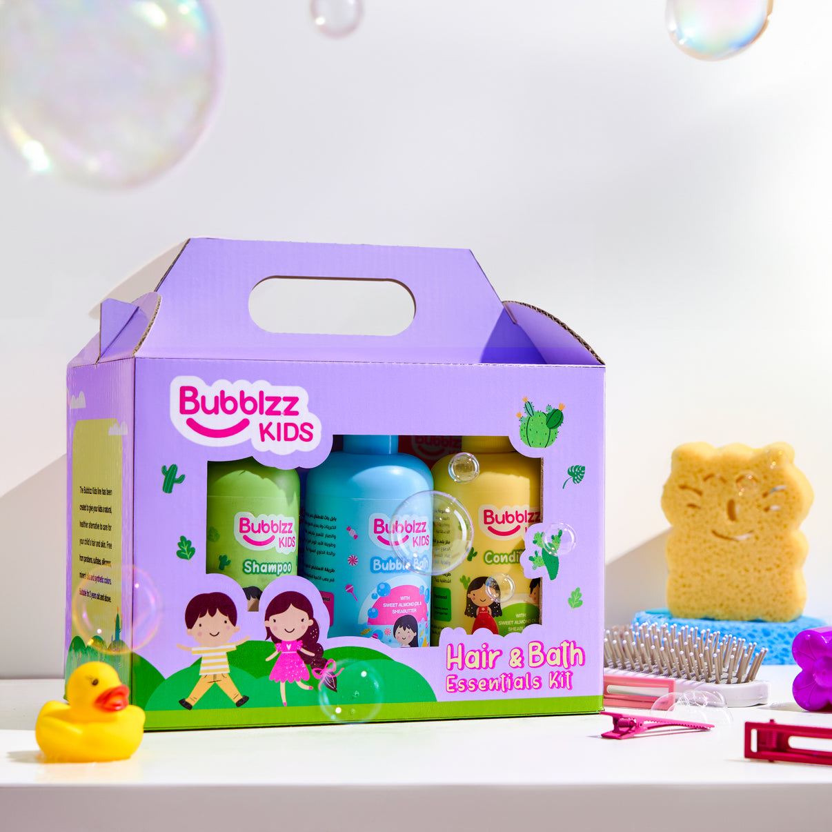 Bubblzz Kids Hair & Bath Essentials Kit Bubblzzeg